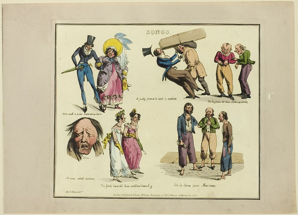 Plate from Illustrations to Popular Songs by Henry Alken