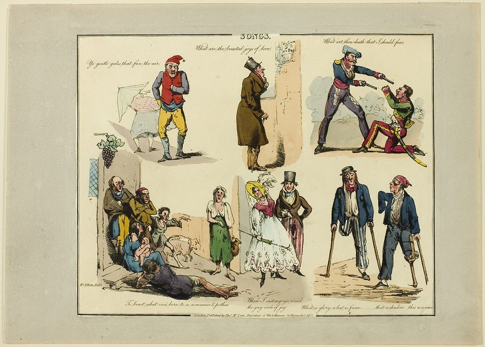 Plate from Illustrations to Popular Songs by Henry Alken