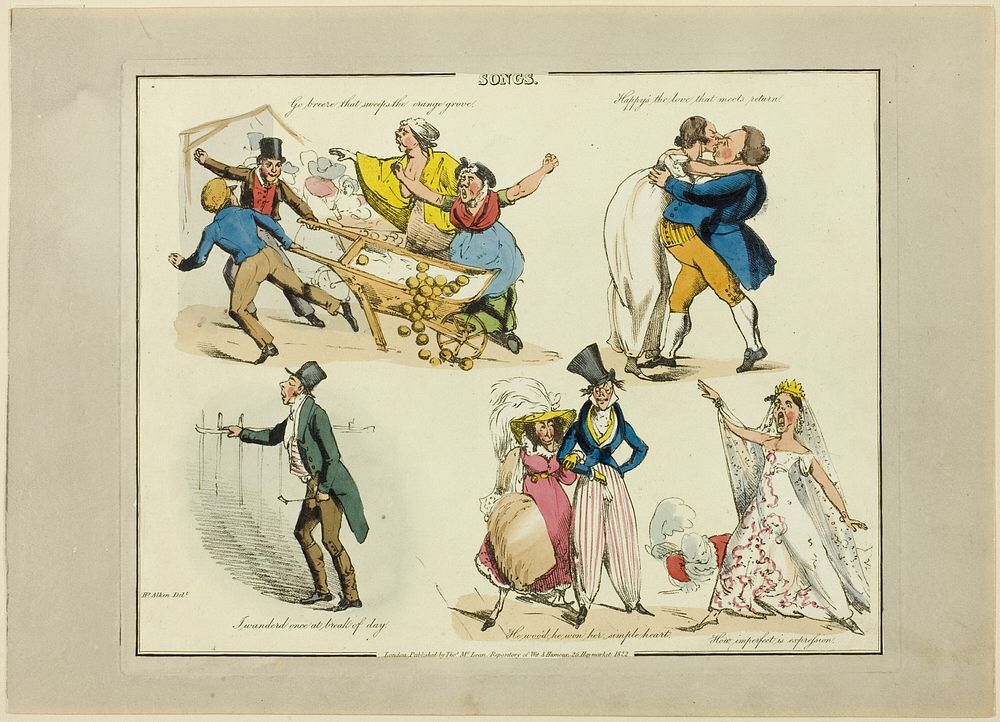 Plate from Illustrations to Popular Songs by Henry Alken