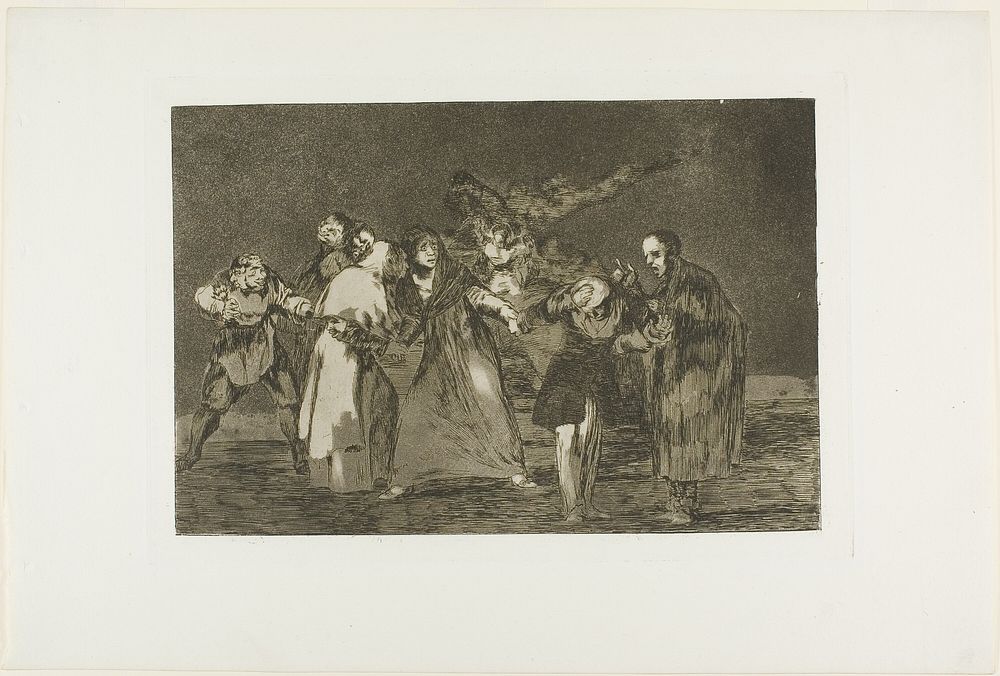 Wounds Heal Quicker than Hasty Words, plate 16 from Los Proverbios by Francisco José de Goya y Lucientes