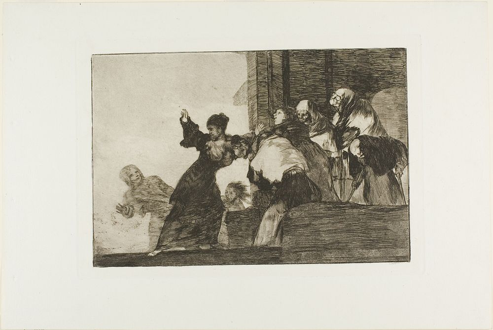 Poor Folly, plate eleven from Los Proverbios by Francisco José de Goya y Lucientes