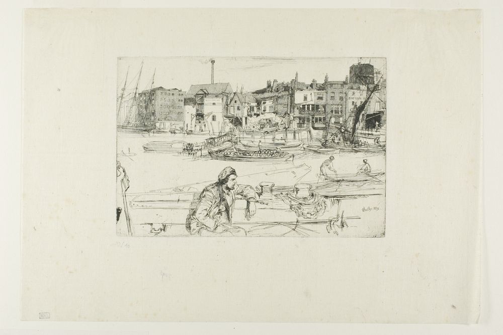 Black Lion Wharf by James McNeill Whistler