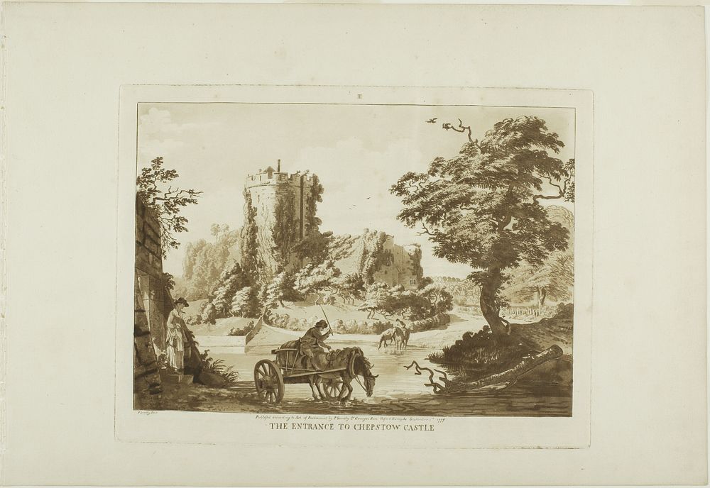 The Entrance to Chepstow Castle by Paul Sandby