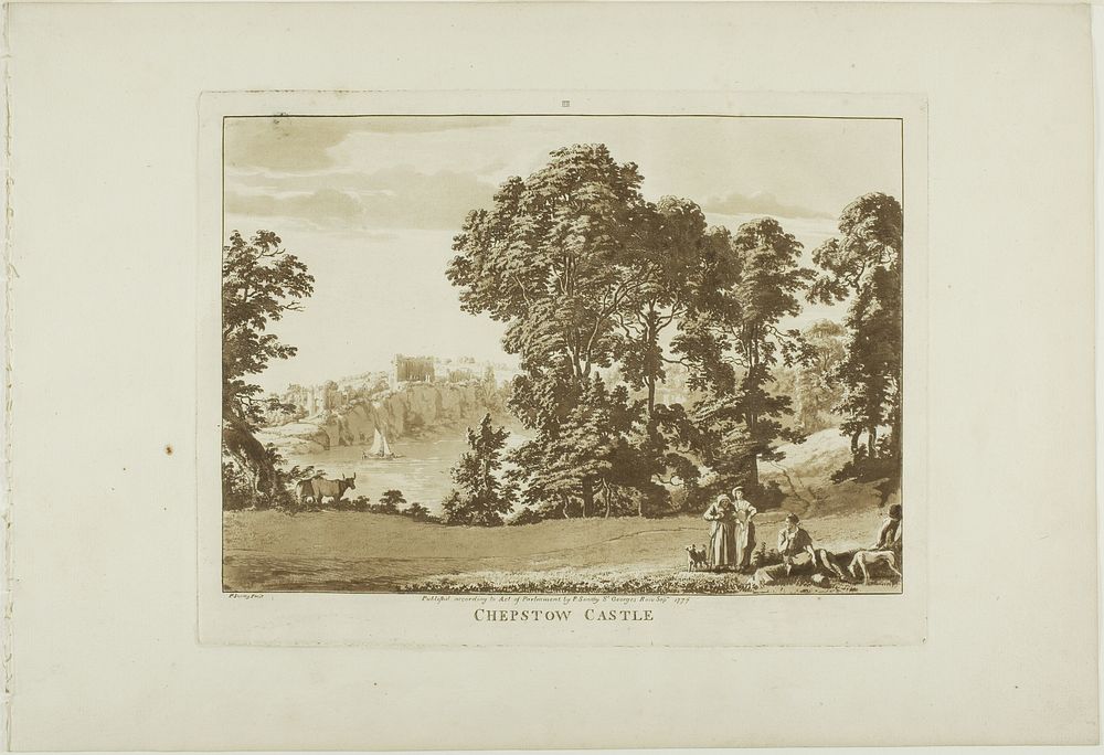 Chepstow Castle by Paul Sandby