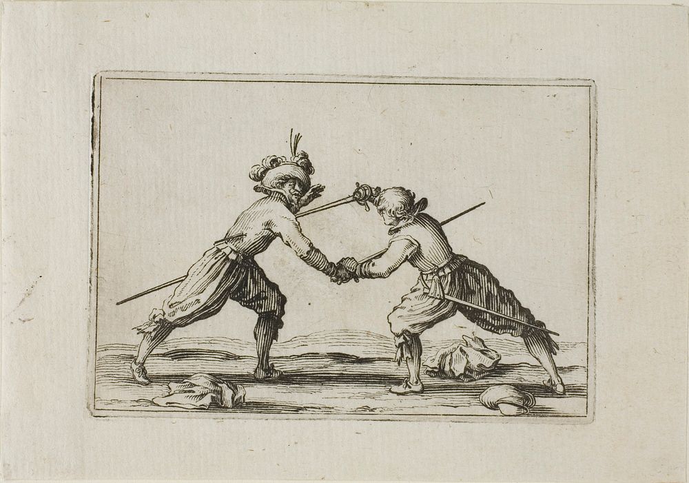 The Duel with Swords, from The Caprices by Jacques Callot