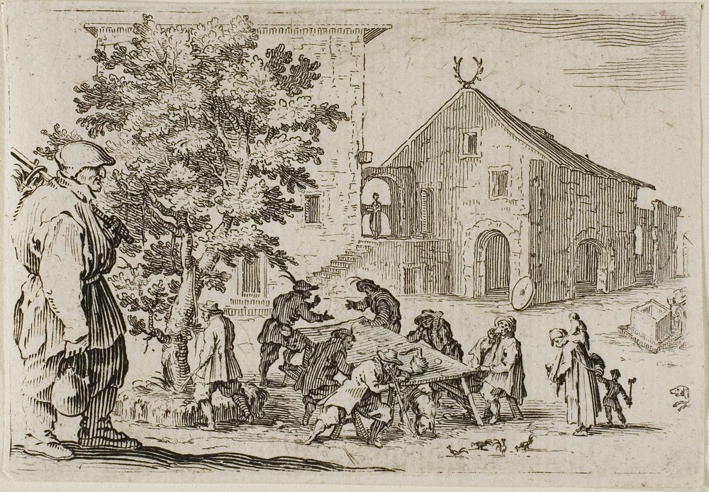 The Inn, from The Caprices by Jacques Callot