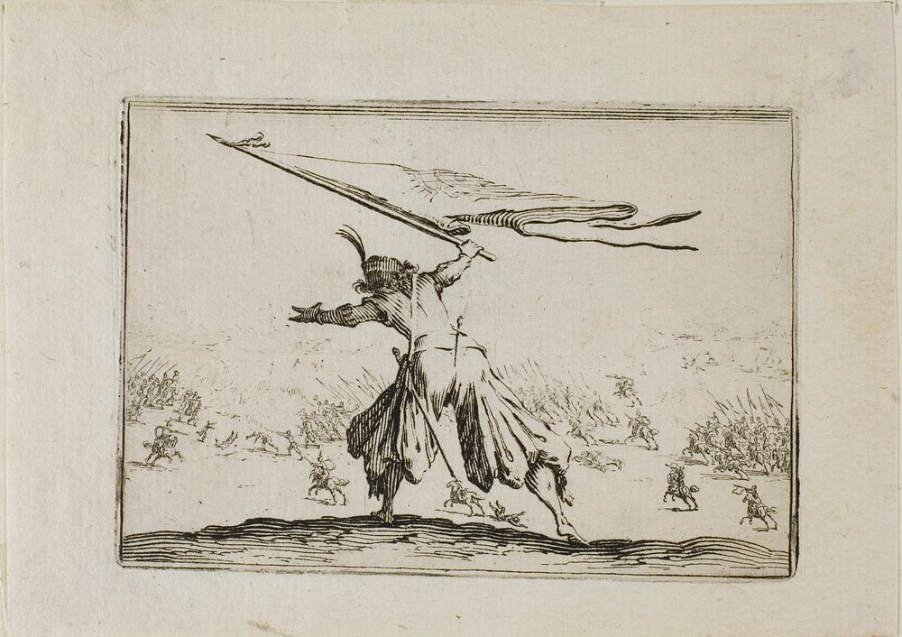 The Standard-Bearer, from The Caprices by Jacques Callot