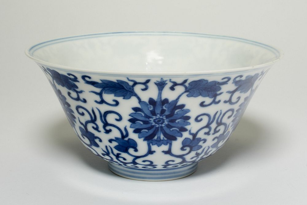 Bowl with Floral Scrolls