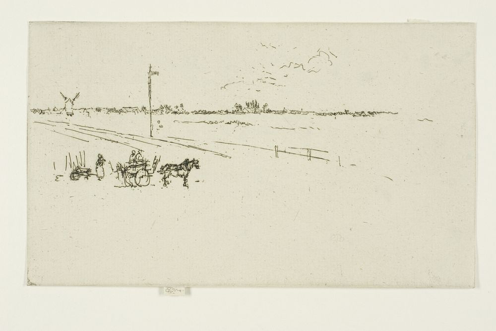 Railway-Station, Voves by James McNeill Whistler