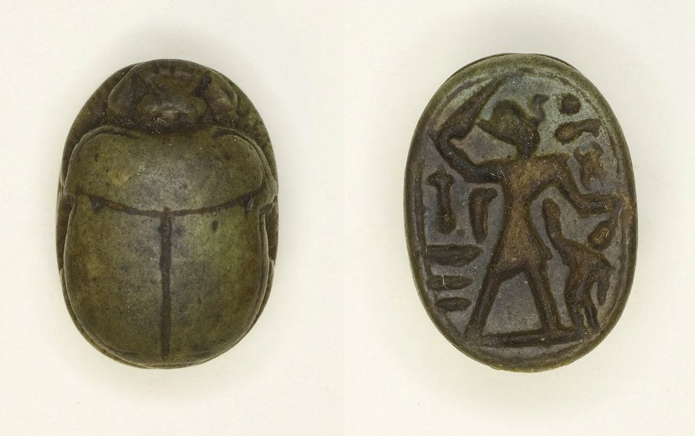 Scarab: Menkheperra (Thutmose III) by Ancient Egyptian