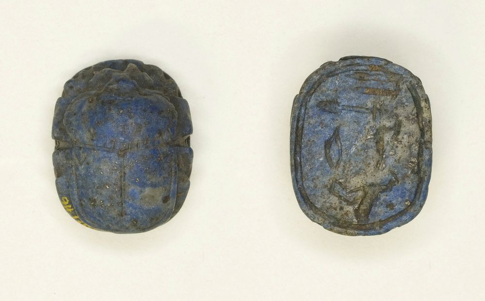 Scarab with Hieroglyphs by Ancient Egyptian