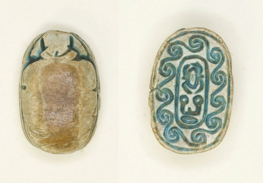 Scarab Seal of Sesostris I by Ancient Egyptian