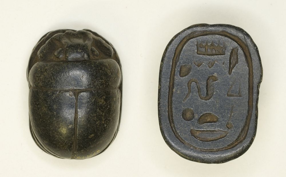 Scarab: Hieroglyphs by Ancient Egyptian