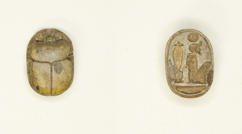 Scarab: Seated Ptah by Ancient Egyptian