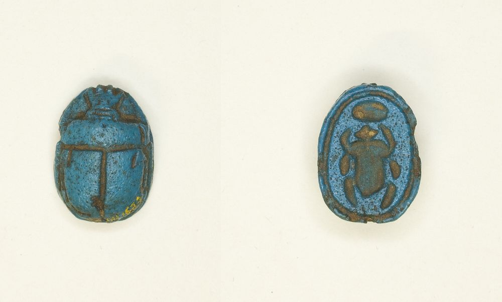 Scarab: Scarab Beetle with Sun Disc by Ancient Egyptian