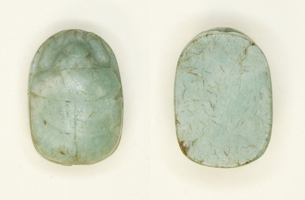 Scarab: Uninscribed by Ancient Egyptian