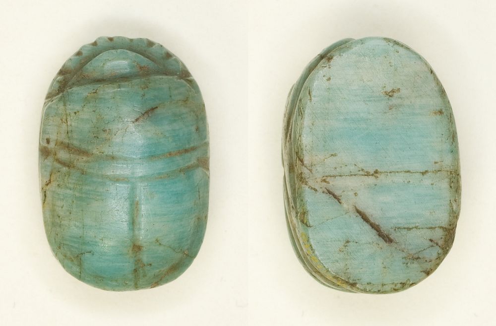 Scarab: Uninscribed by Ancient Egyptian