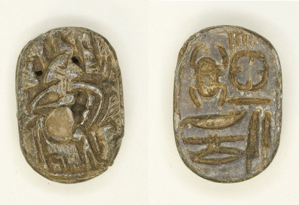 Plaque with Representation of Goddess Isis suckling Horus by Ancient Egyptian
