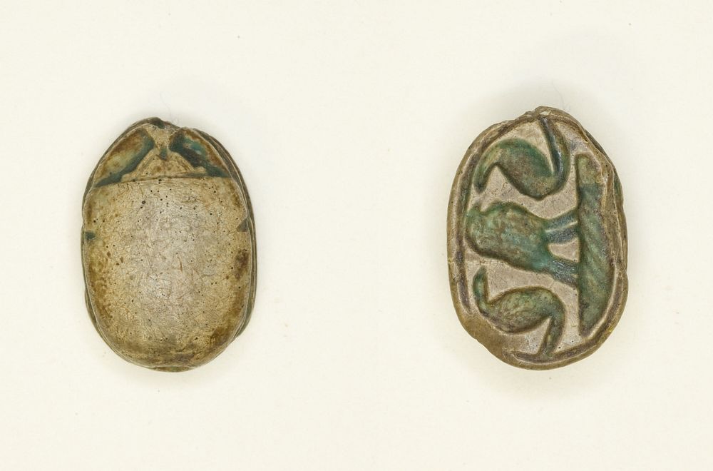 Scarab: Confronted Cobras with Falcon by Ancient Egyptian