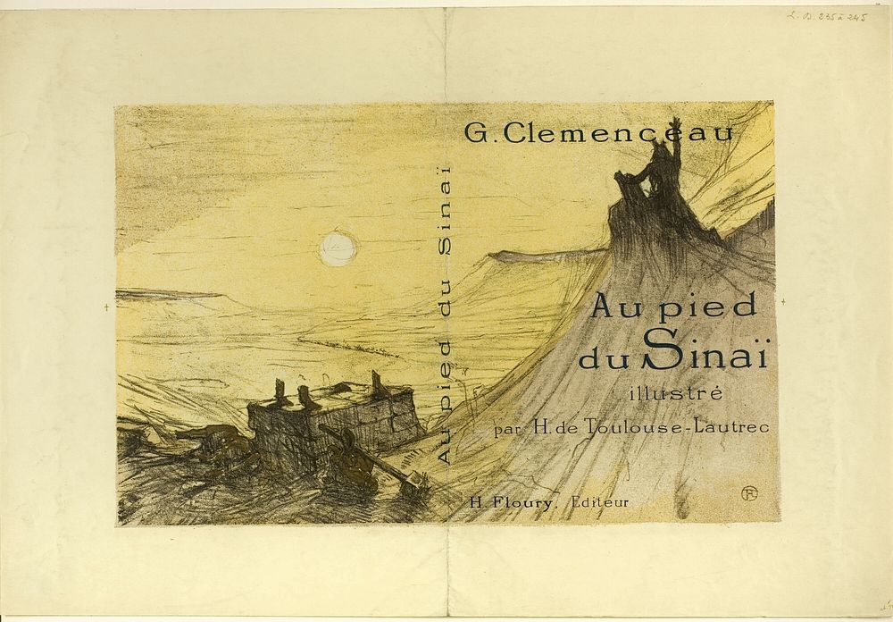 Cover for Au pied du Sinaï by Henri de Toulouse-Lautrec