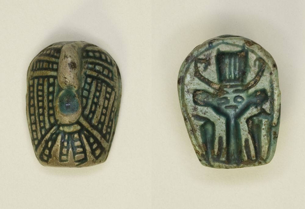 Scaraboid: Duck with Head Resting on Back by Ancient Egyptian