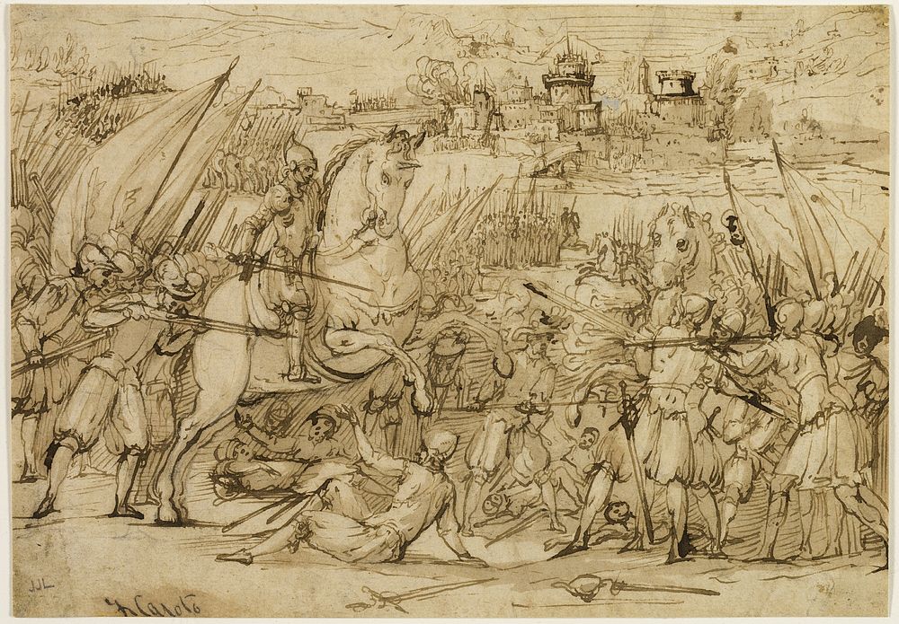 Battle Scene by Antonio Maria Viani