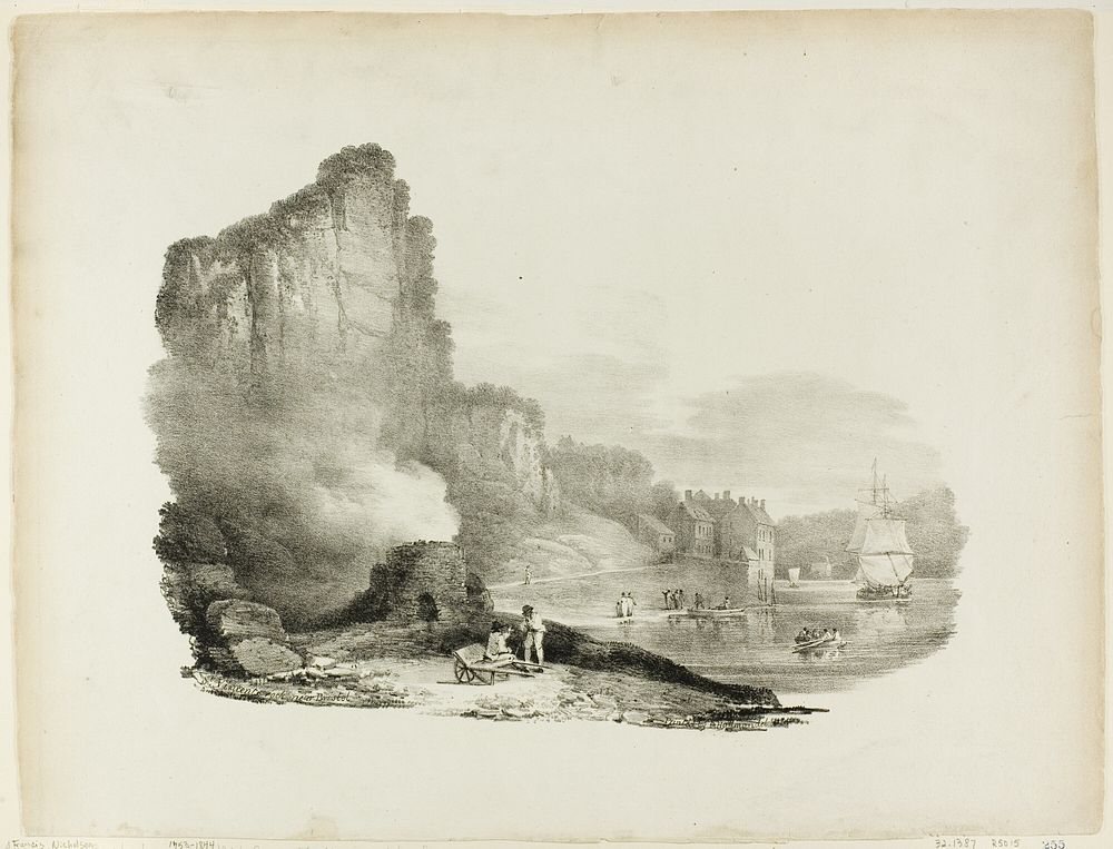 S.E. Vincent's Rock near Bristol by Charles Joseph Hullmandel