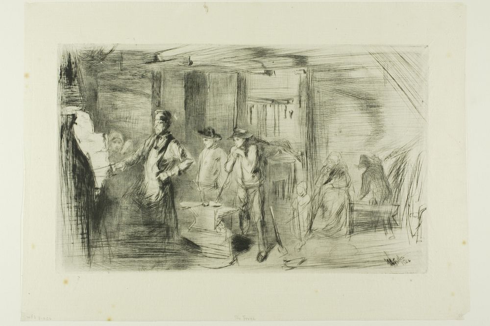 The Forge by James McNeill Whistler