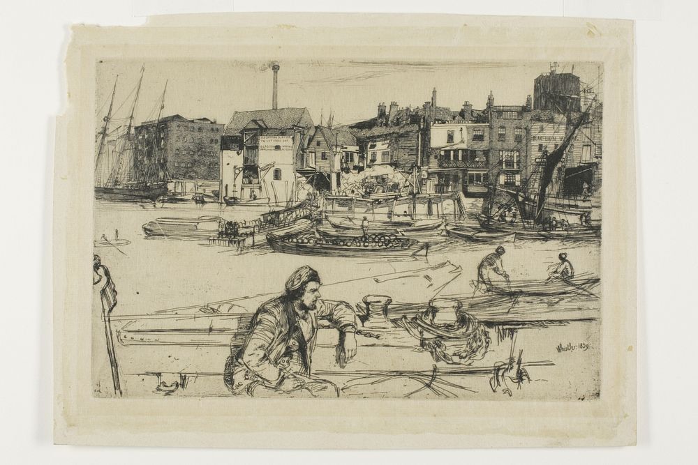 Black Lion Wharf by James McNeill Whistler
