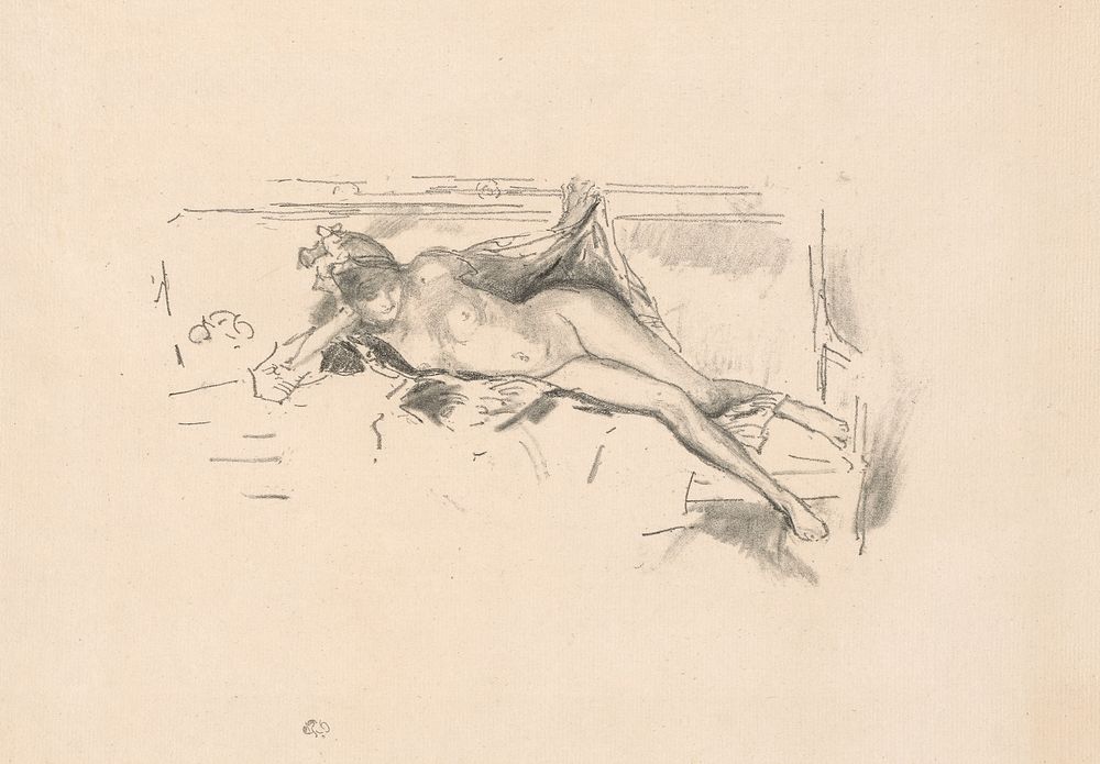 Nude Model, Reclining by James McNeill Whistler