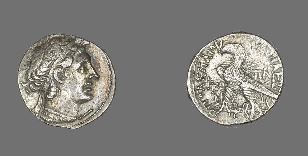 Tetradrachm (Coin) Portraying King Ptolemy I by Ancient Greek