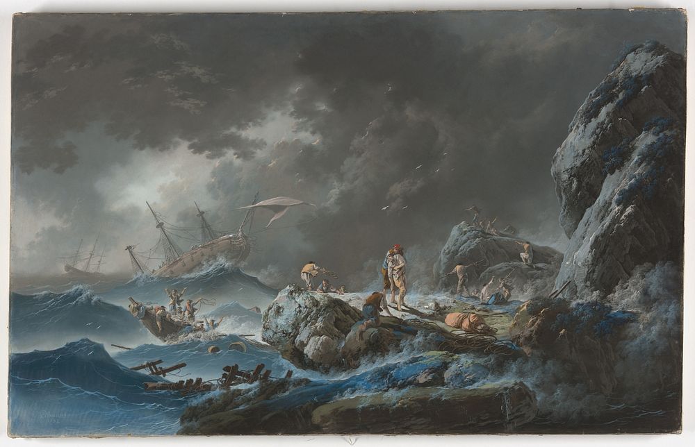 The Shipwreck by Jean Baptiste Pillement