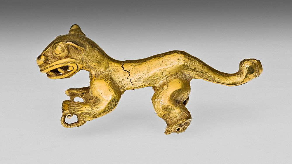 Pendant in the Form of a Jaguar by Veraguas