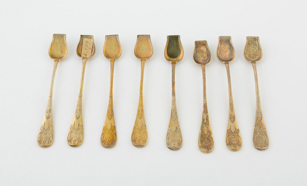 Set of Salt Spoons (10) by Martin-Guillaume Biennais
