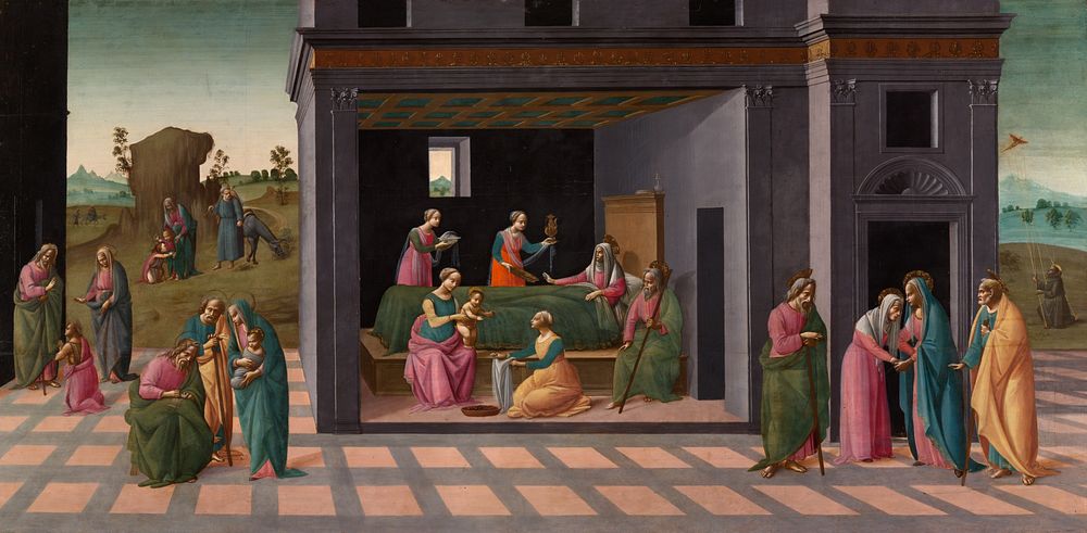 Scenes from the Life of Saint John the Baptist by Bartolomeo di Giovanni