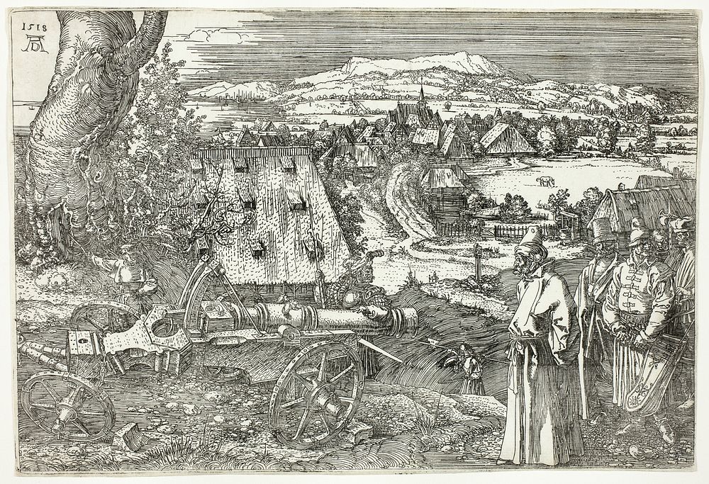 Landscape with Cannon (The Great Cannon) by Albrecht Dürer
