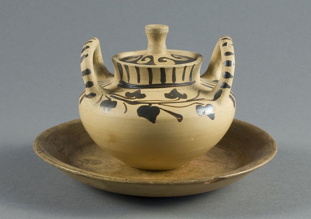 Miniature Pyxis (Container for Personal Objects) by Ancient Greek