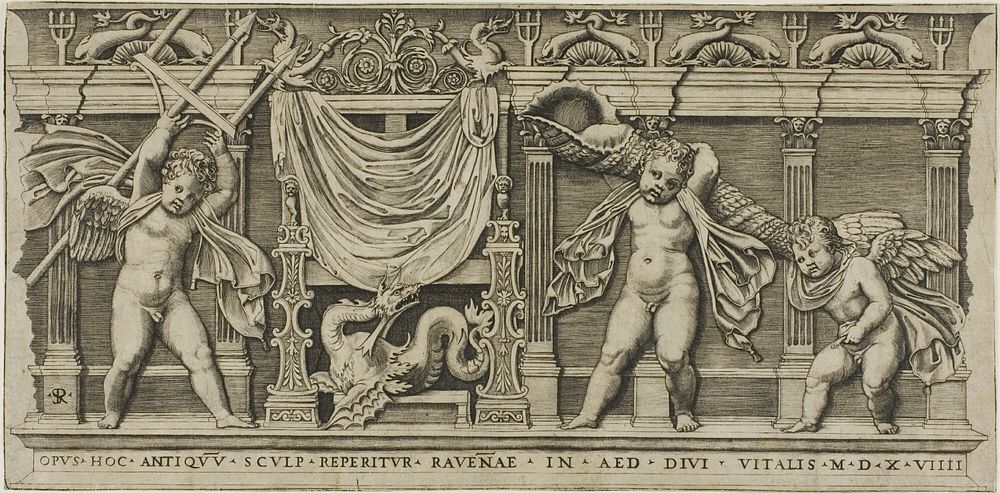 Throne of Neptune by Marco Dente da Ravenna