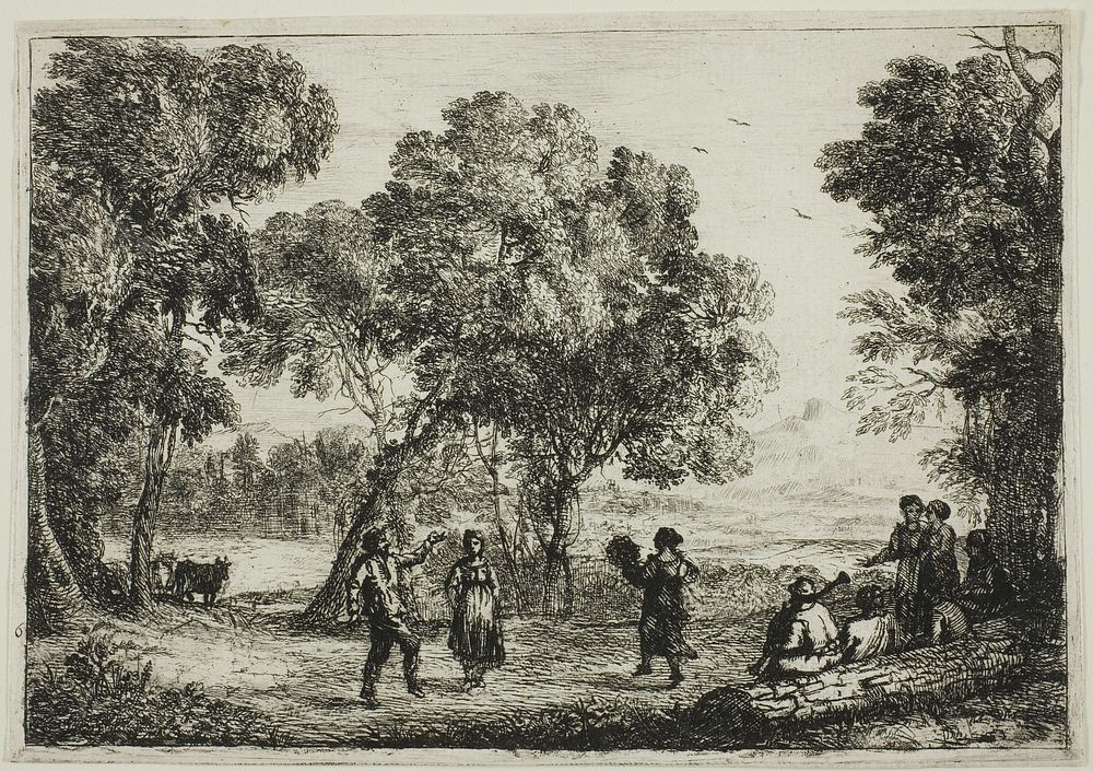 The Country Dance by Claude Lorrain