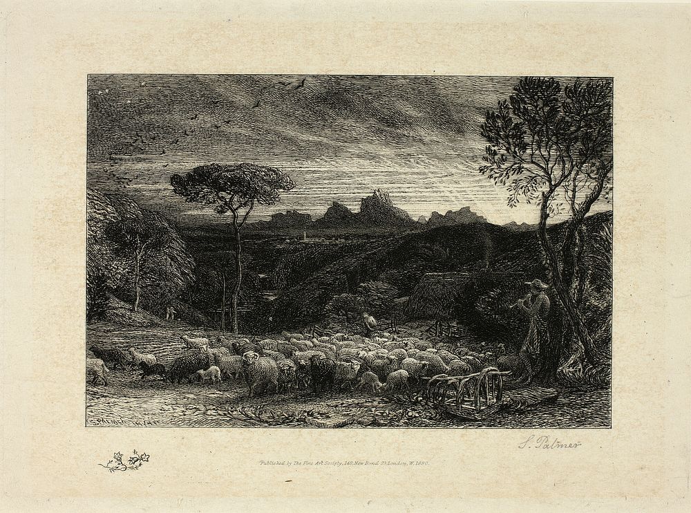 Opening the Fold by Samuel Palmer