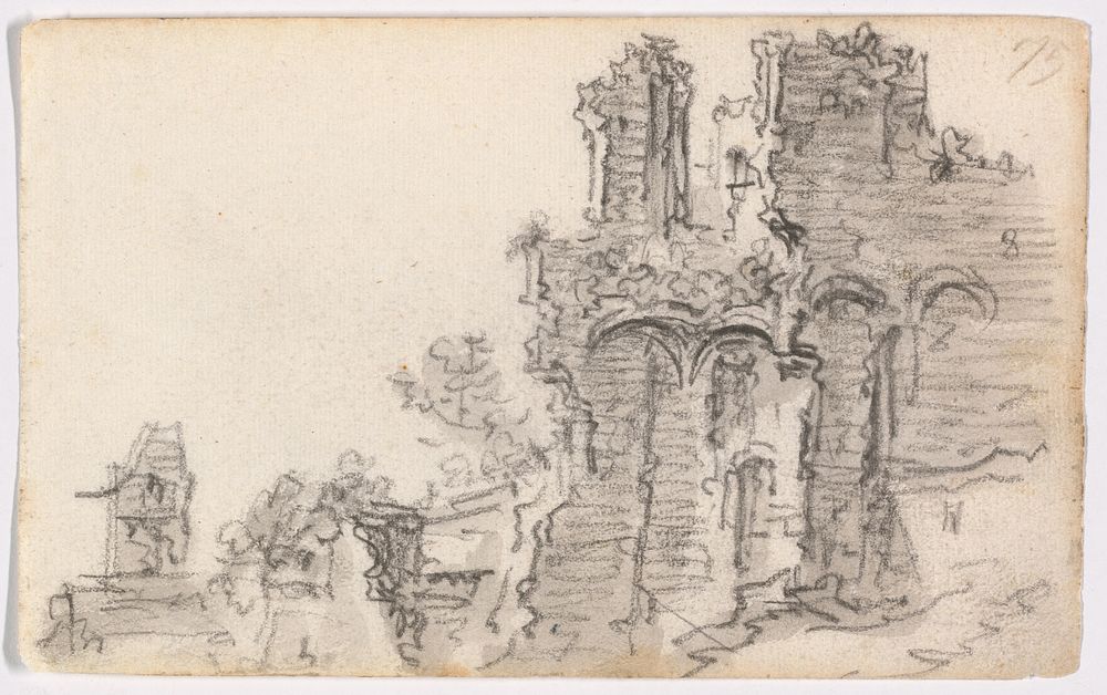 A Romanesque Ruin by Jan van Goyen