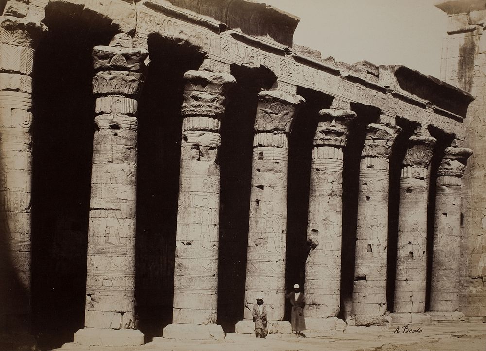 Temple, Egypt by Antonio Beato