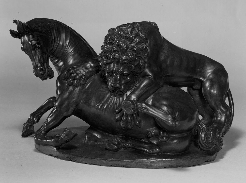 Lion Attacking a Stallion by Antonio Susini