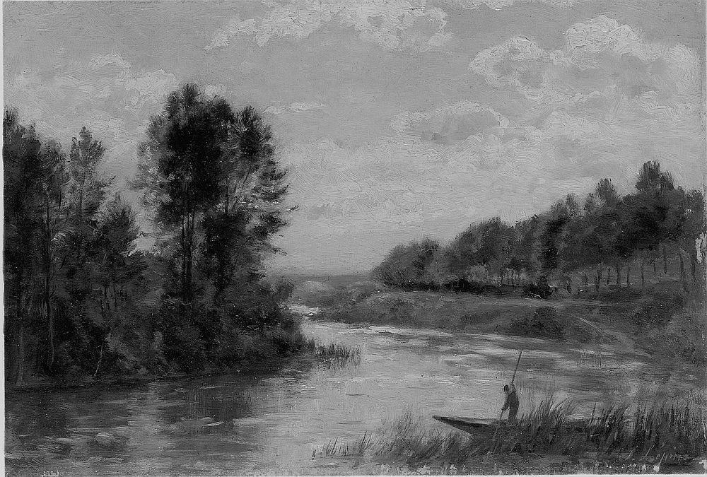 A Stream in France by Stanislas Lépine