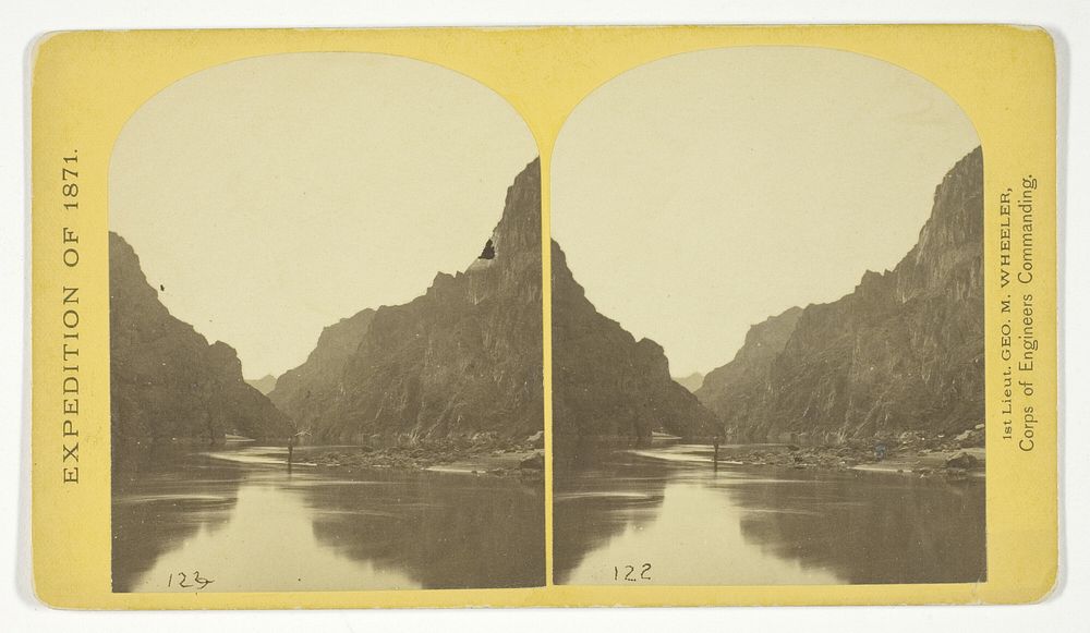 View across Black Cañon. The grand walls in perspective, No. 2 from the series "Geographical Explorations and Surveys West…