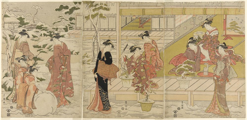 A Parody of Hachi no ki by Utagawa Toyokuni I