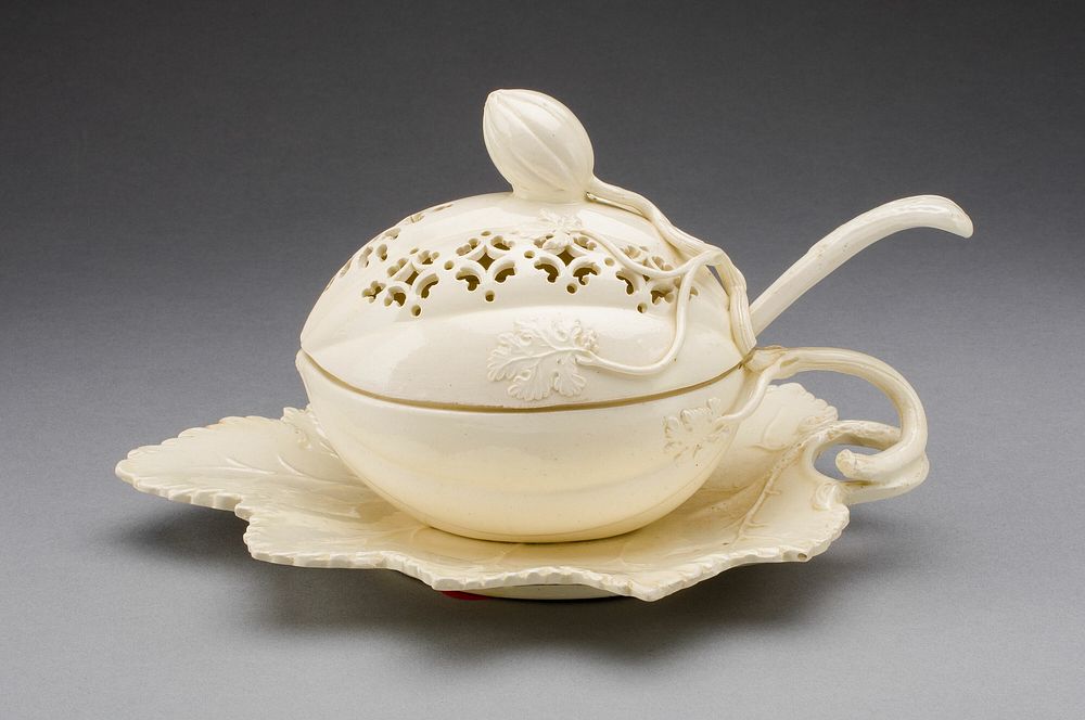 Tureen and Stand with Ladle