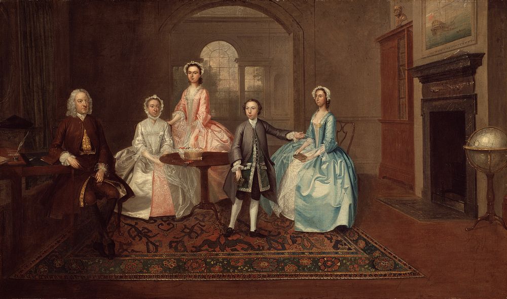 John Thomlinson and His Family by Arthur Devis