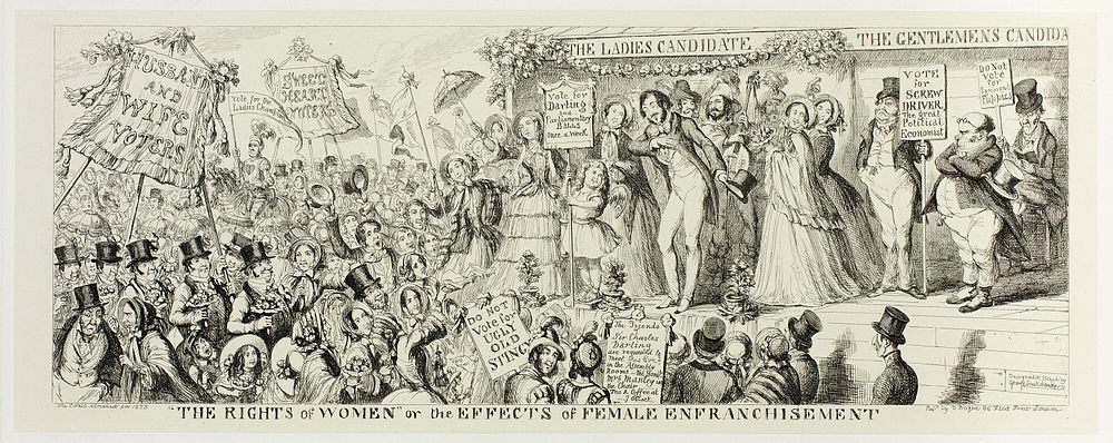 "The Rights of Women" or the Effects of Female Enfranchisement from George Cruikshank's Steel Etchings to The Comic…