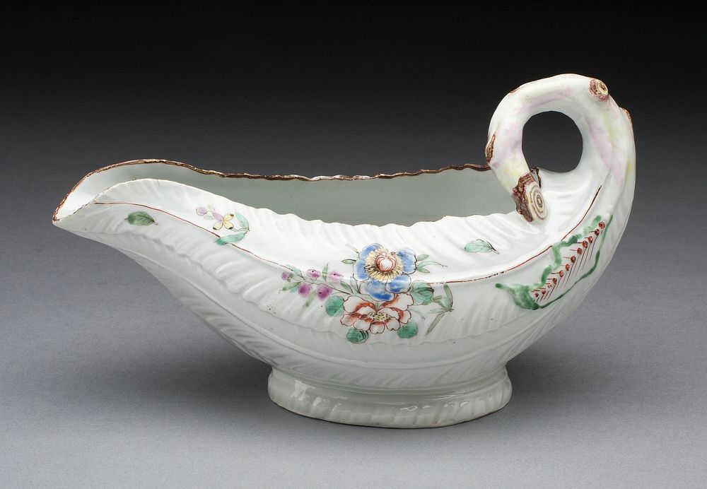 Sauceboat by Worcester Porcelain Factory (Manufacturer)